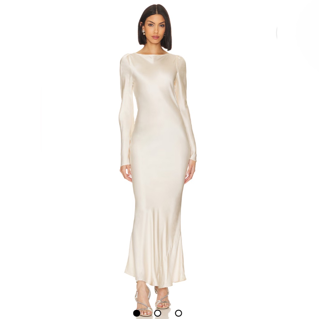 Stone Cold Fox X Revolve Slip Dress (Ivory)